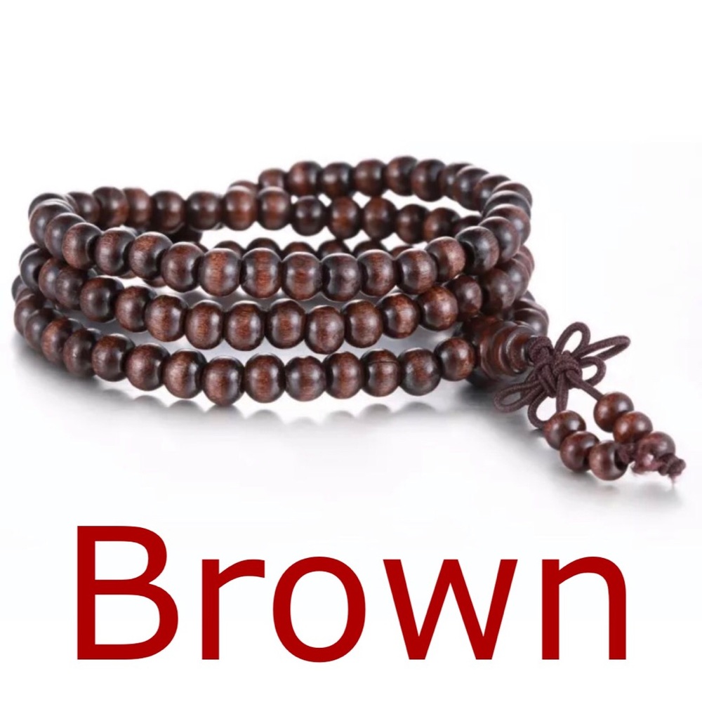 Wooden Tibetan Bracelet - Picture 2 of 6